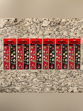 Angry Birds Stickers Bundle 6 Packs Red Black Reward Teacher Incentive Classroom